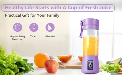 Portable Electric 6 Blade USB Juice Maker